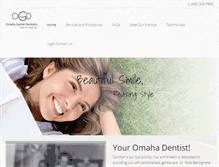 Tablet Screenshot of omahagentledentistry.com